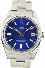 Cheap Supreme Rolex Oyster Perpetual 41 124300 Blue Sunray Dial