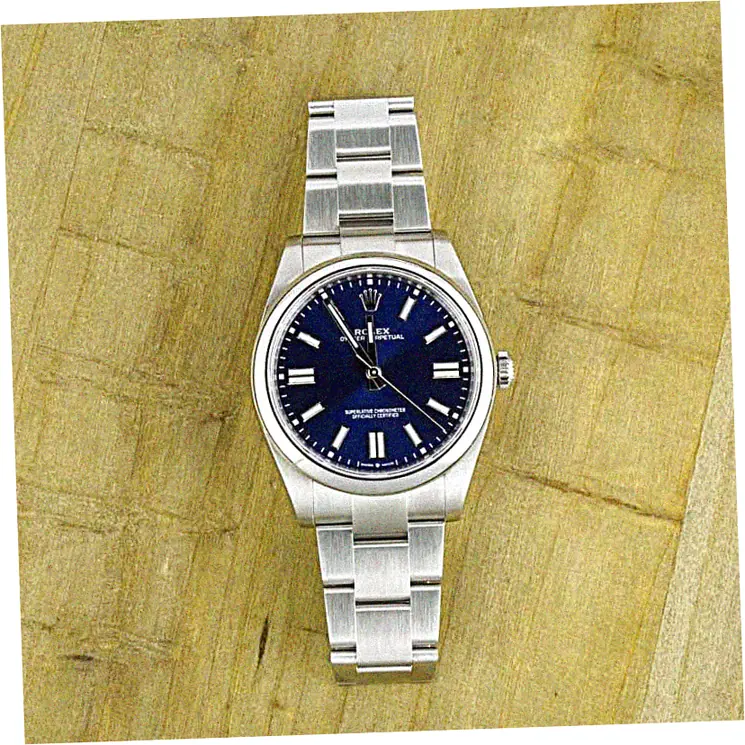 Cheap Supreme Rolex Oyster Perpetual 41 124300 Blue Sunray Dial