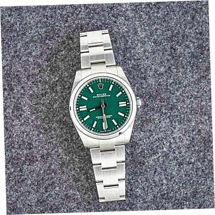 Buy High Quality Rolex Oyster Perpetual 41 124300 Green Dial