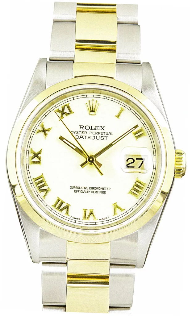 Clearance 1:1 Rolex 36mm Datejust 16203 Two-Tone Watch