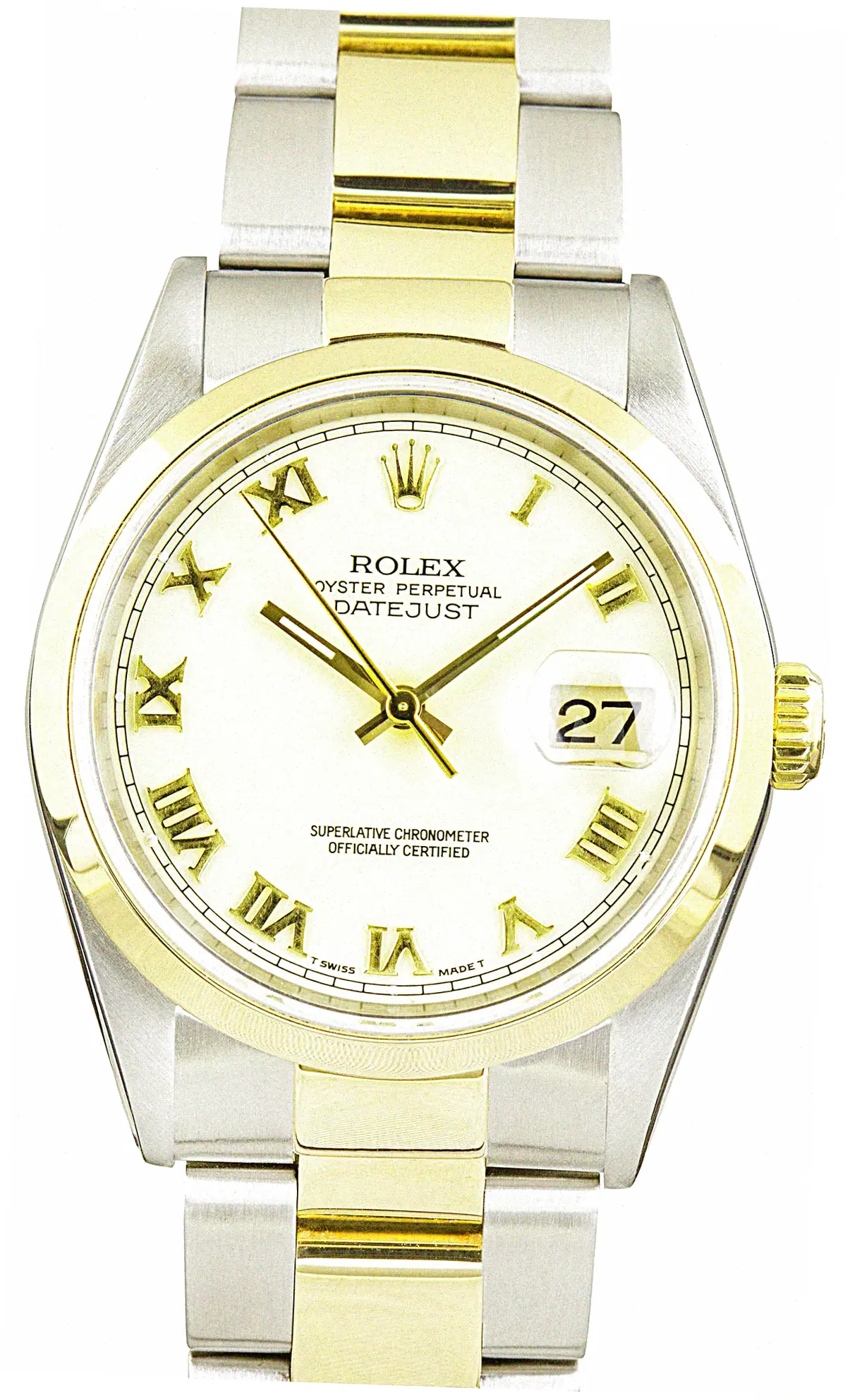 rolex-36mm-datejust-hjrha4d0 Clearance 1:1 Rolex 36mm Datejust 16203 Two-Tone Watch - Image 1