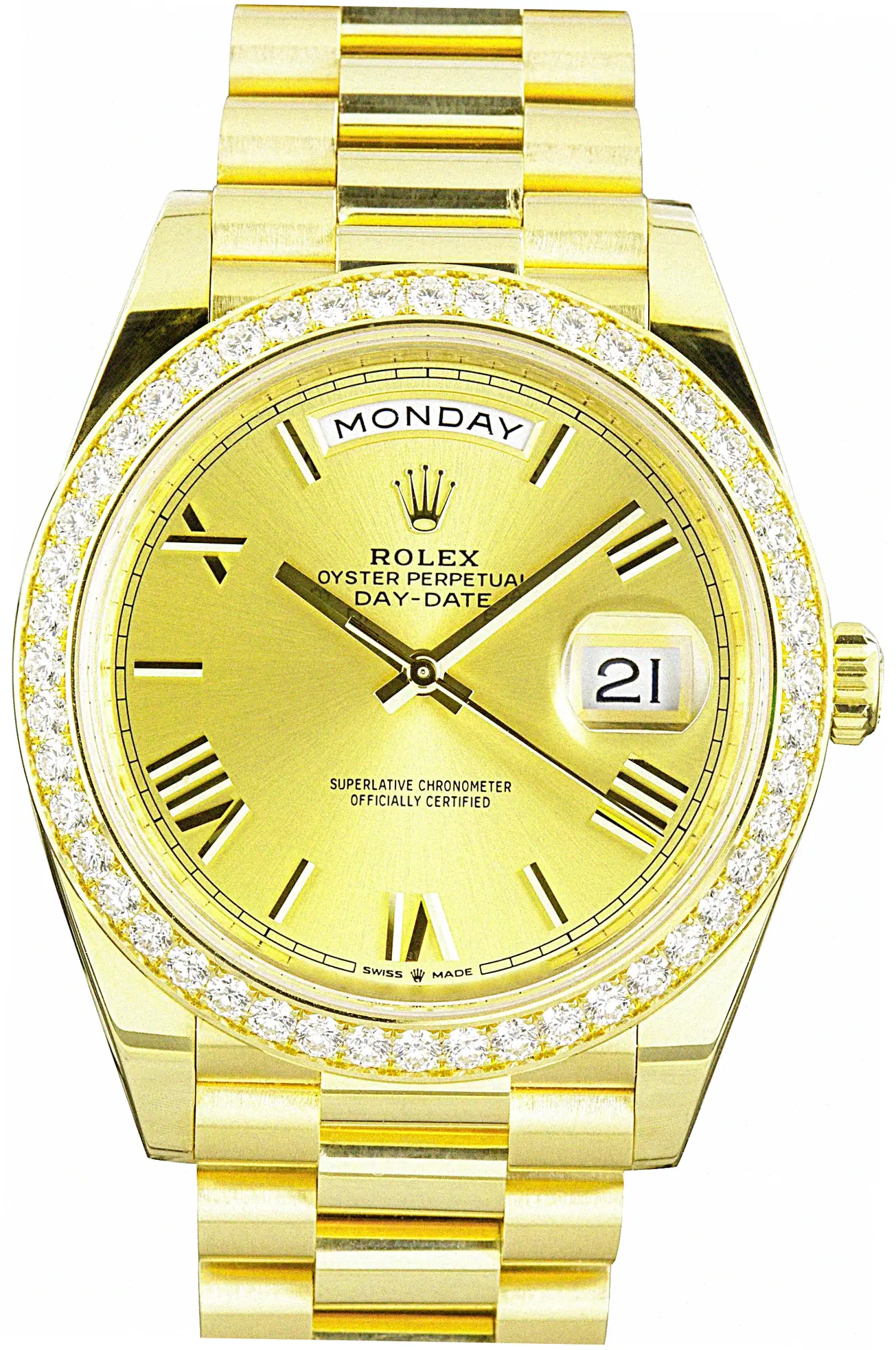 rolex-day-to-date-40-rvz93p9x Affordable AAA Rolex Day-Date 40 228348 Yellow Gold Diamond - Image 1