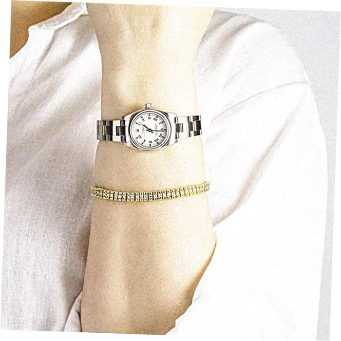 1:1 Clearance Ladies Rolex Oyster Perpetual 176200 Silver - Image 5