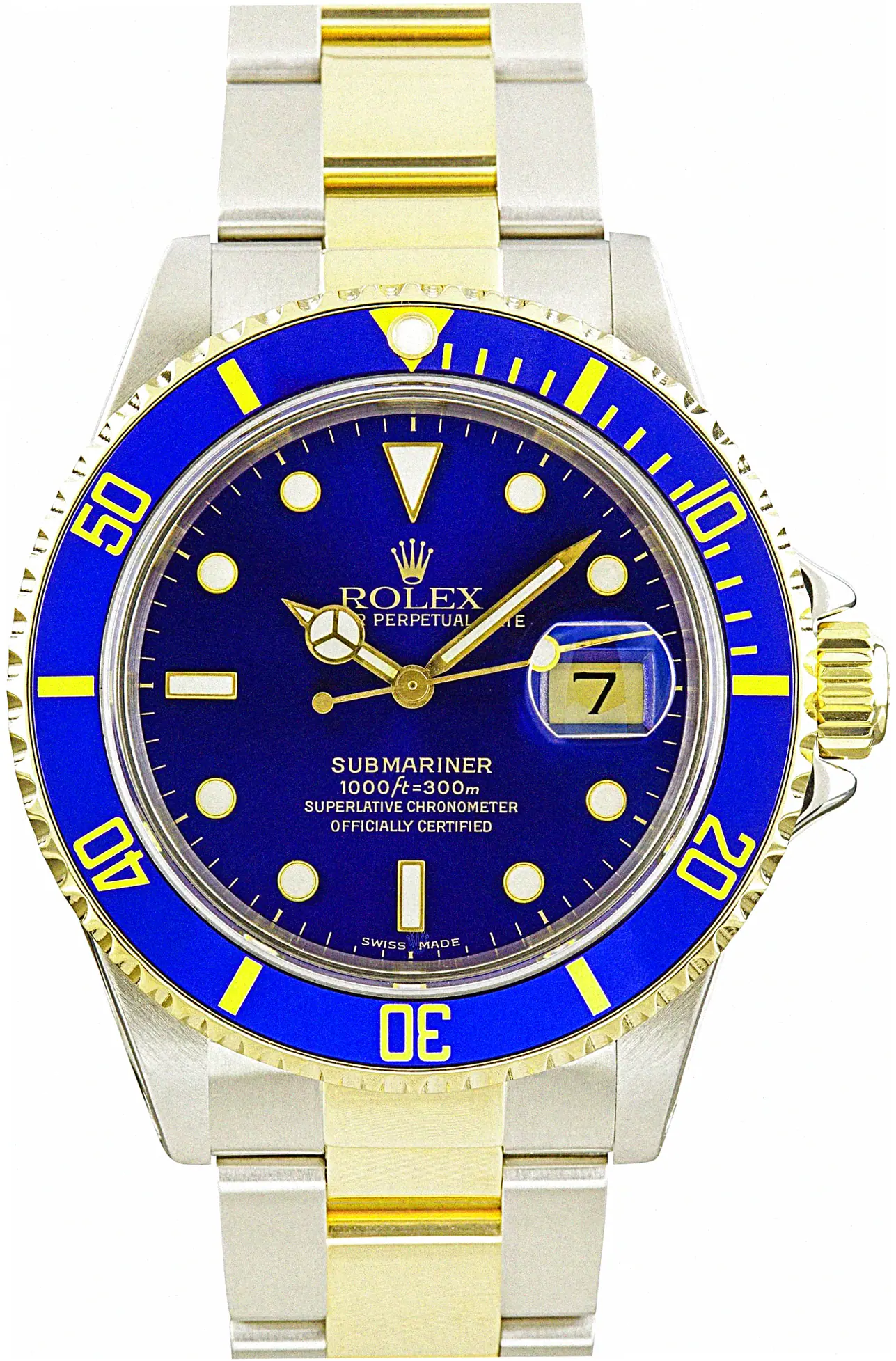 rolex-submariner-2015-50dhqg95 Budget-friendly AAA Rolex Submariner 16803 Blue Dial 1987 - Image 1