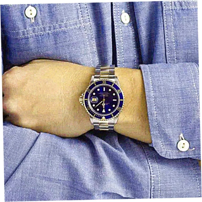 Budget-friendly AAA Rolex Submariner 16803 Blue Dial 1987 - Image 5