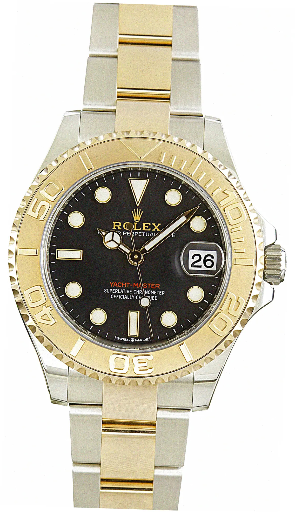 rolex-yacht-master-37-49kxrbif Clearance 1:1 Rolex Yacht-Master 37 268621 Everose Black - Image 1