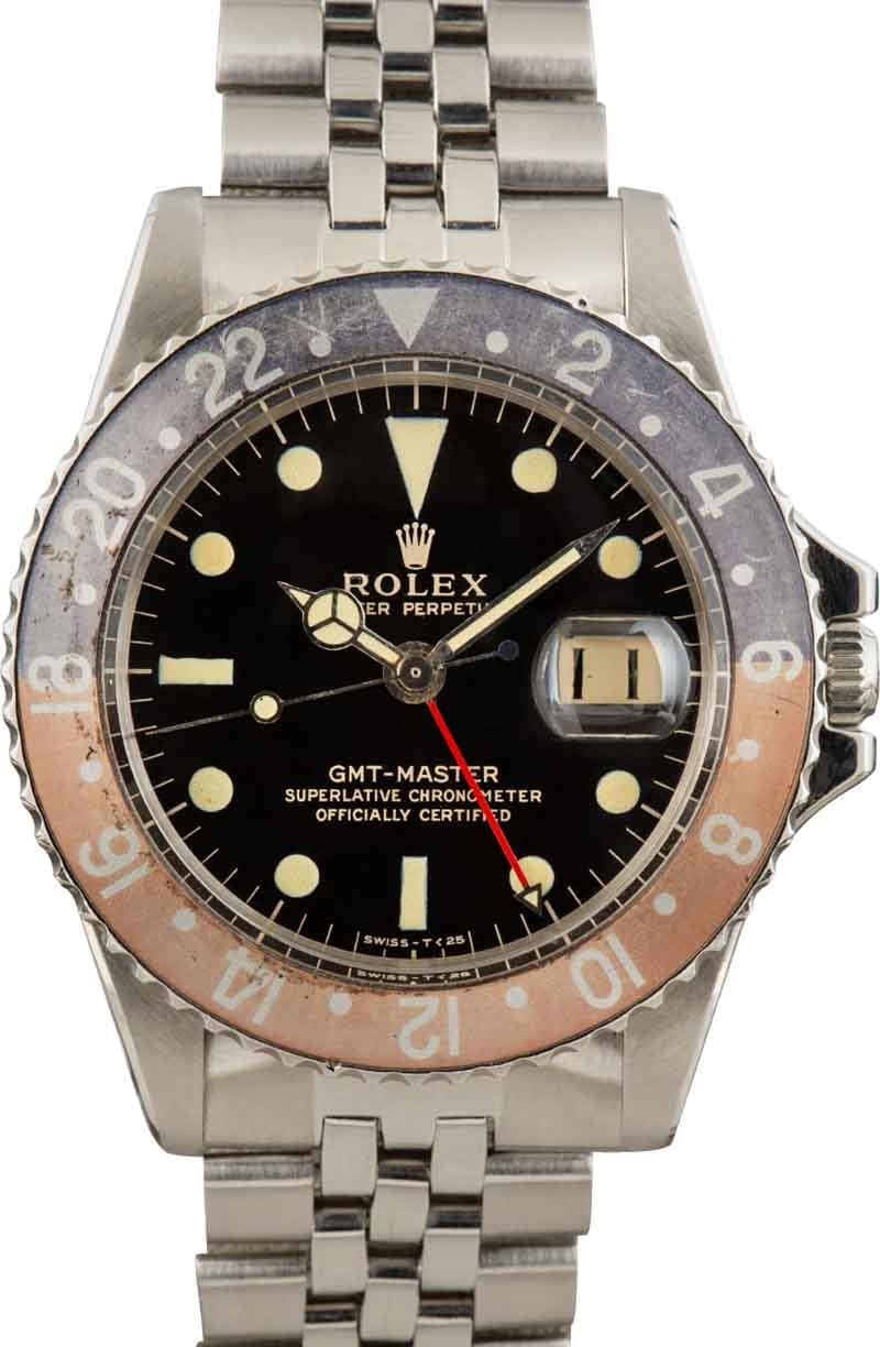 z102032-Used-Rolex-GMT-Master-1675-SKU102032 Clean Factory Super Clone Rolex GMT-Master 1675 Pepsi Vintage - Image 1