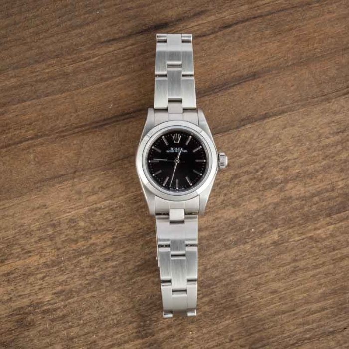 Clean Factory Super Clone Rolex Oyster Perpetual 24mm Black Dial - Image 7