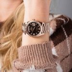 Super Clone Rolex Day-Date 36 Rose Gold Diamond Dial - Image 6