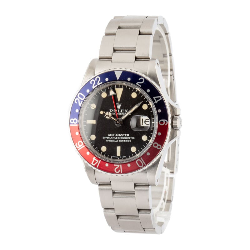 Clean Factory Super Clone Rolex GMT-Master 1675 Pepsi 40MM
