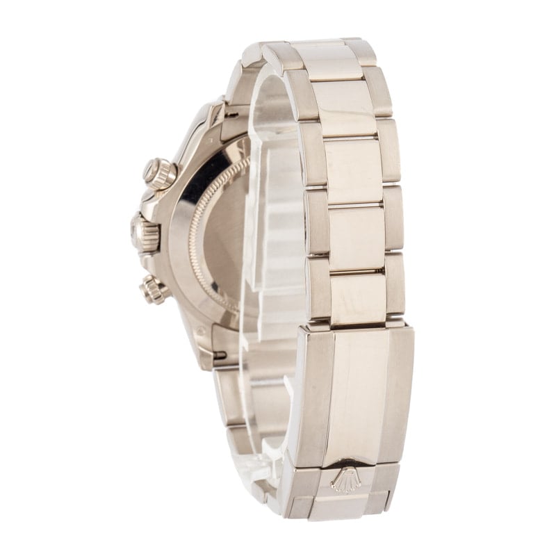 Super Clone Rolex Daytona 116509 Blue Dial White Gold