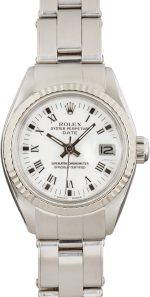 Clean Factory Super Clone Rolex Date 6917 White Roman Dial