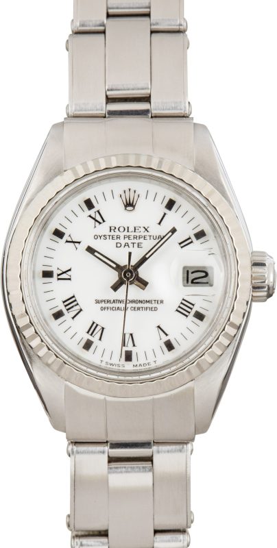 Clean Factory Super Clone Rolex Date 6917 White Roman Dial