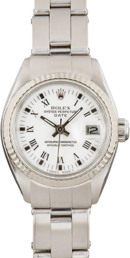 Clean Factory Super Clone Rolex Date 6917 White Roman Dial