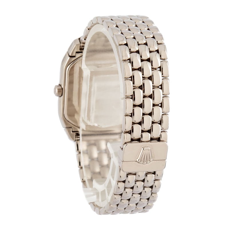 Super Clone Rolex Cellini 6692 18K White Gold AAA Replica