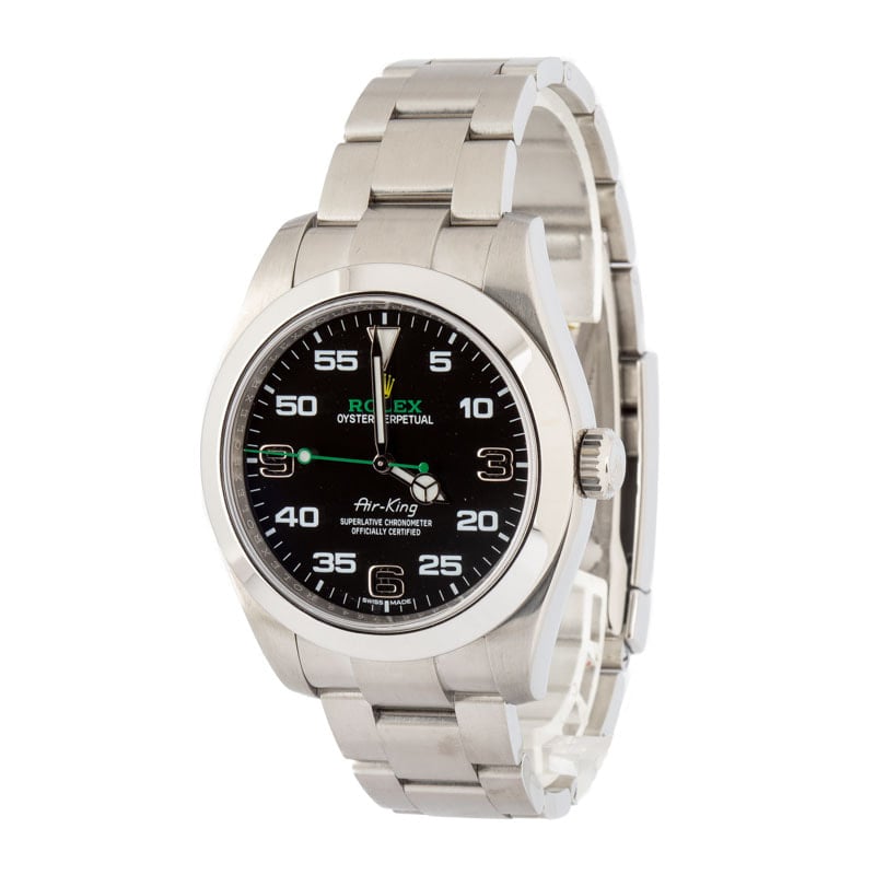 Clean Factory Super Clone Rolex Air-King 116900 Black 40MM