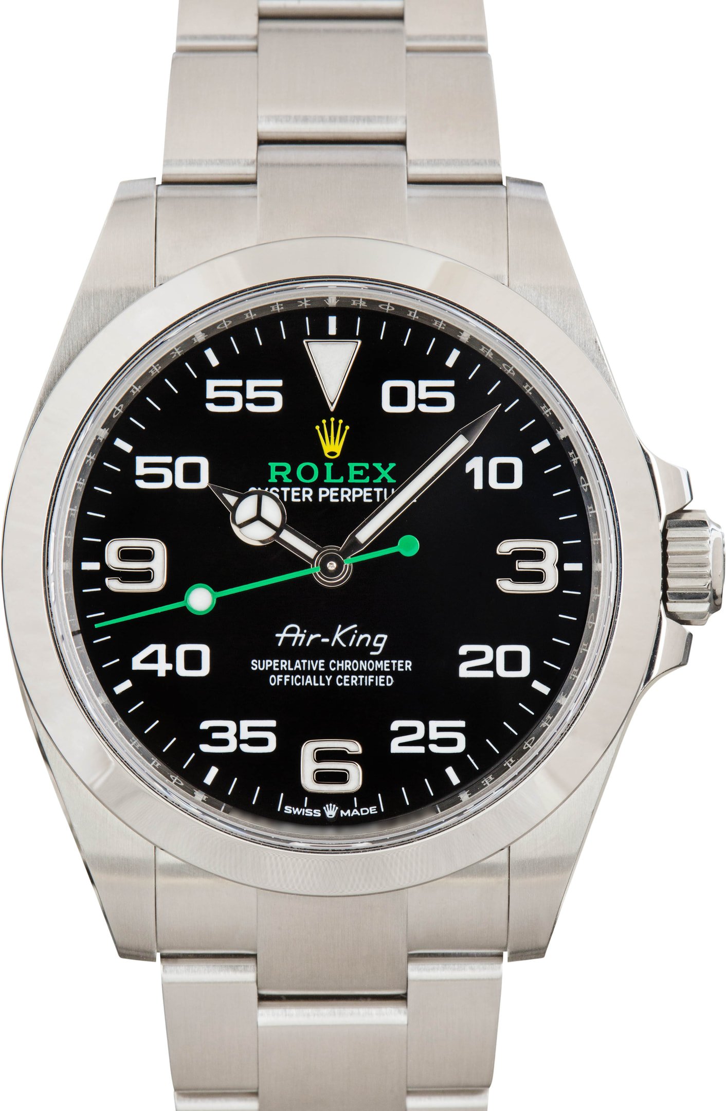 zUsed-Rolex-Air-King-126900-Black-Dial-SKU182843 Clean Factory Super Clone Rolex Air-King 126900 AAA Replica - Image 1