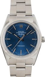 Clean Factory Super Clone Rolex Air-King 14000 Blue Dial AAA Rep