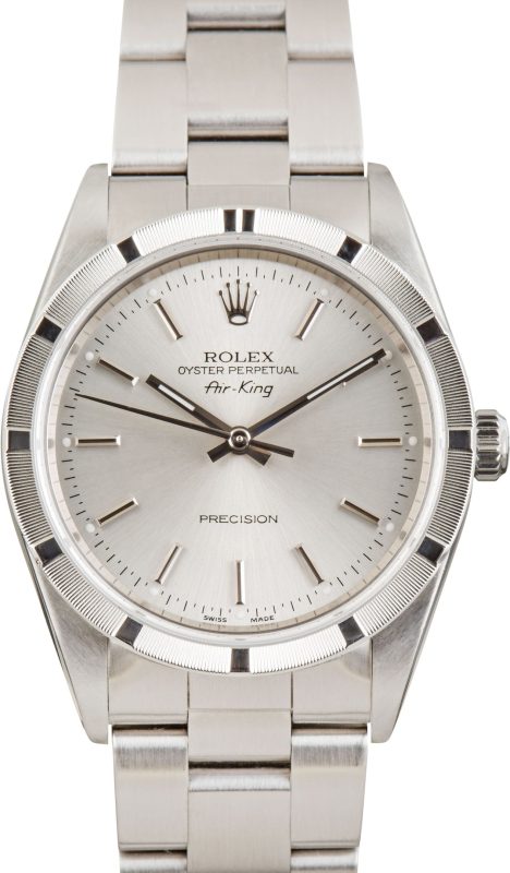 Clean Factory Super Clone Rolex Air-King 14010 Silver Dial 34mm