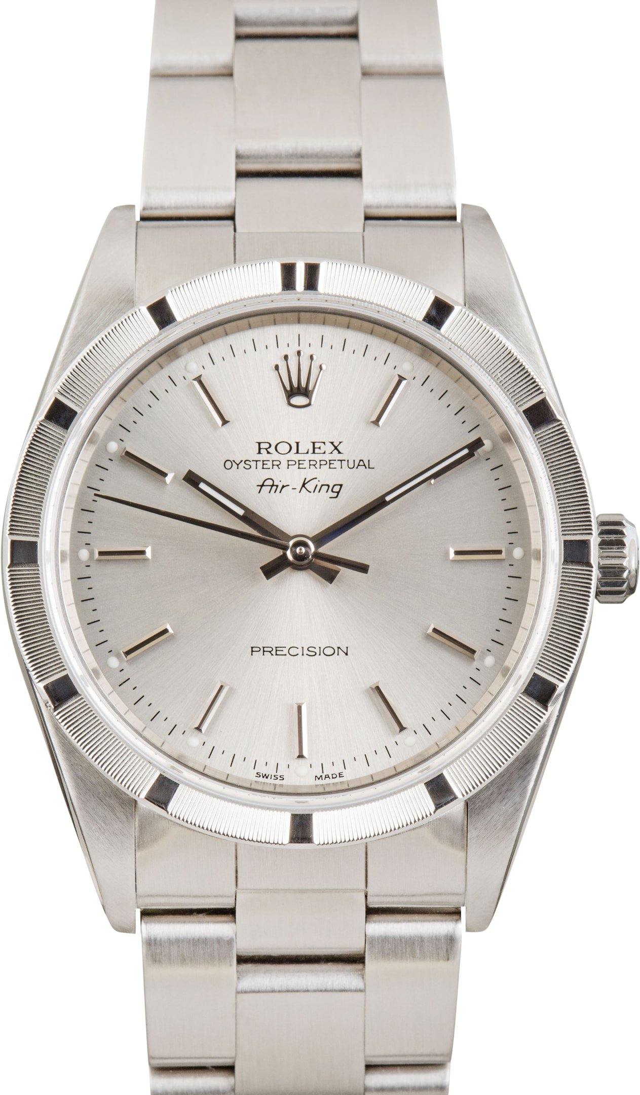 zUsed-Rolex-Air-King-14010-Silver-Dial-SKU181679 Clean Factory Super Clone Rolex Air-King 14010 Silver Dial 34mm - Image 1