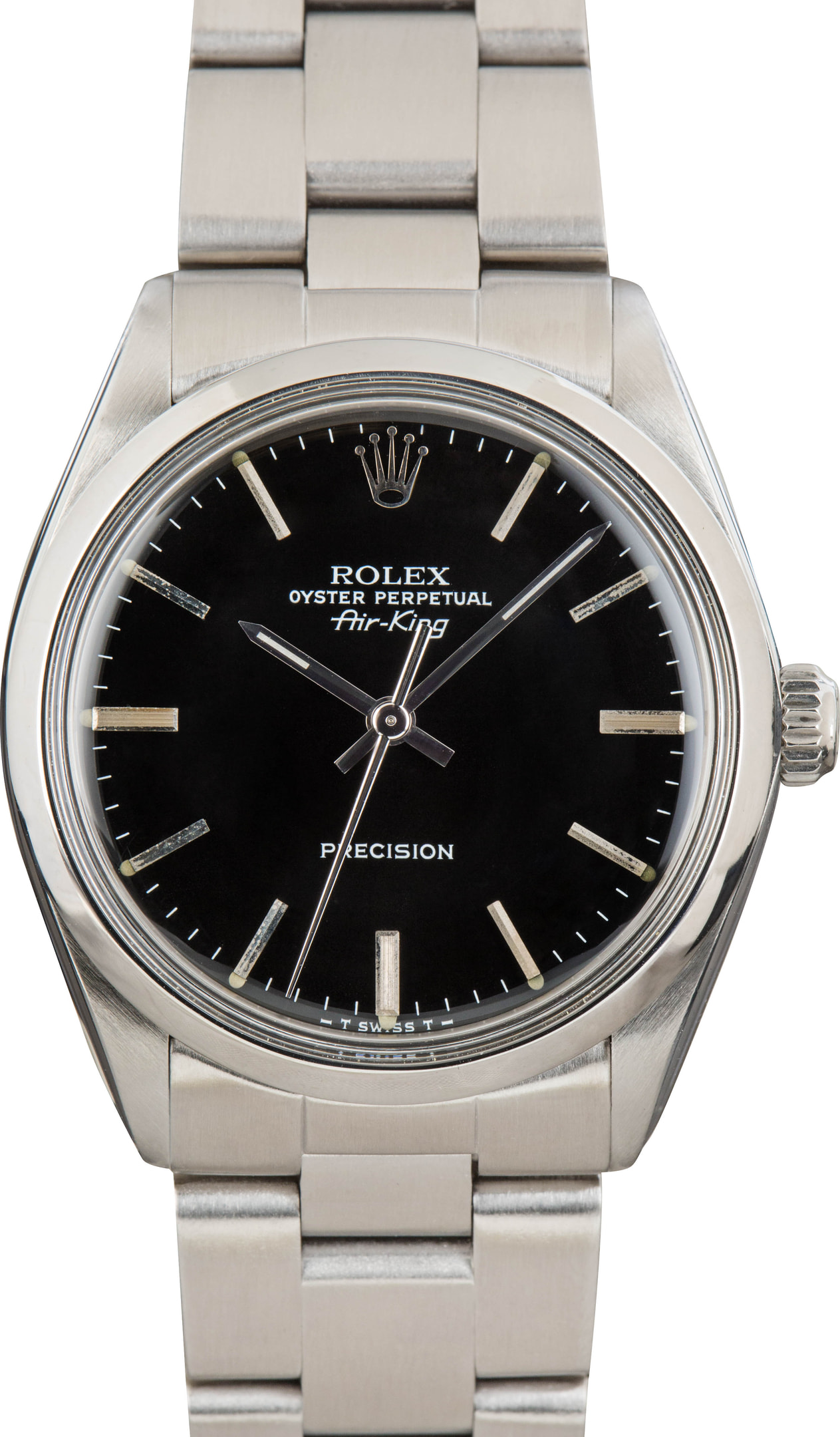 zUsed-Rolex-Air-King-5500-Black-SKU171385 Clean Factory Super Clone Rolex Air-King 5500 Black Dial 34MM - Image 1