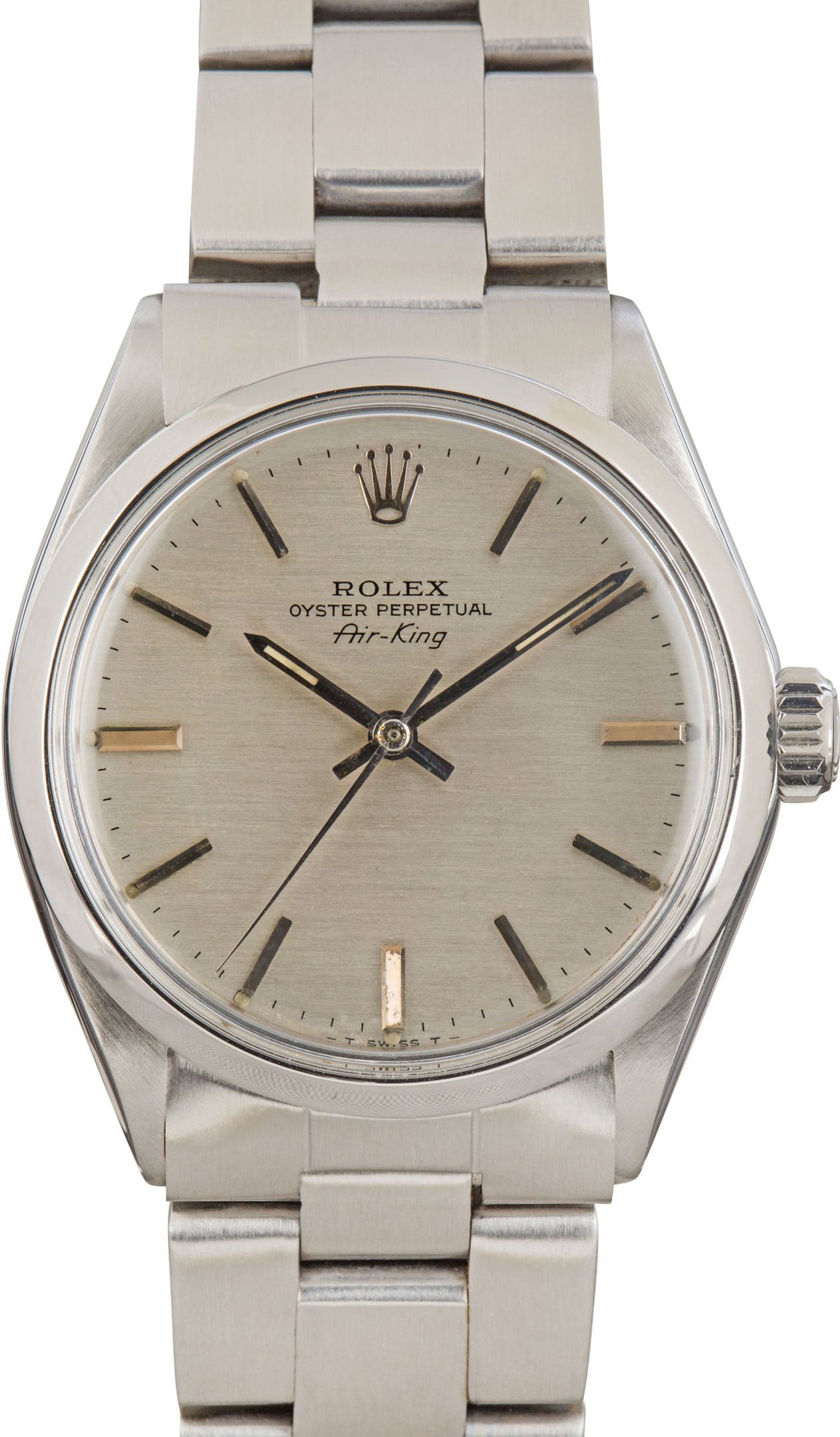zUsed-Rolex-Air-King-5500-SKU181066 Clean Factory Super Clone Rolex Air-King 5500 Silver Dial 34mm - Image 1
