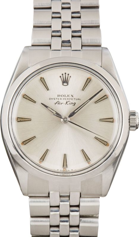 Clean Factory Super Clone Rolex Air-King 5500 Silver Dial