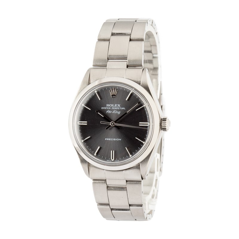 Super Clone Rolex Air-King 5500 Slate Dial Clean Factory AAA