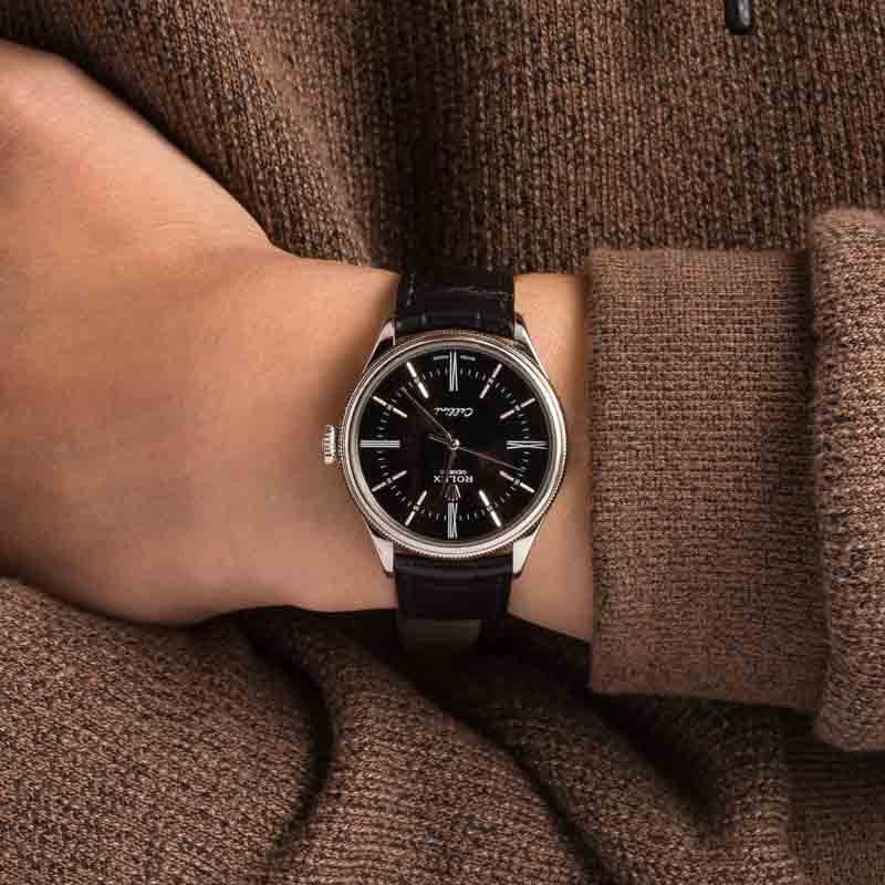 Clean Factory Super Clone Rolex Cellini 50509 Black Dial 39mm