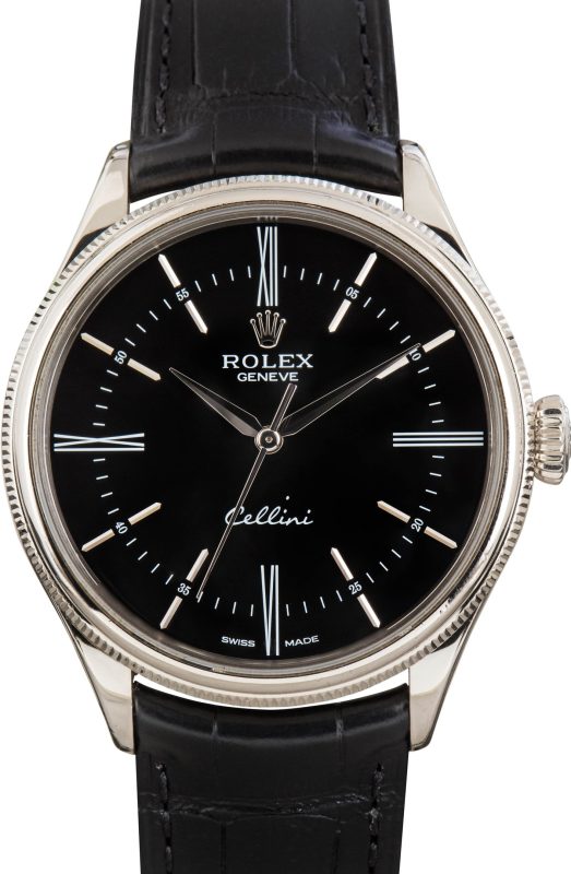 Clean Factory Super Clone Rolex Cellini 50509 Black Dial 39mm