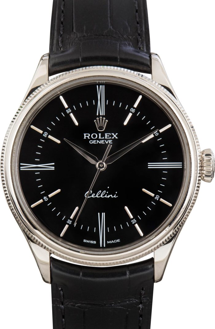 Clean Factory Super Clone Rolex Cellini 50509 Black Dial 39mm - Image 2