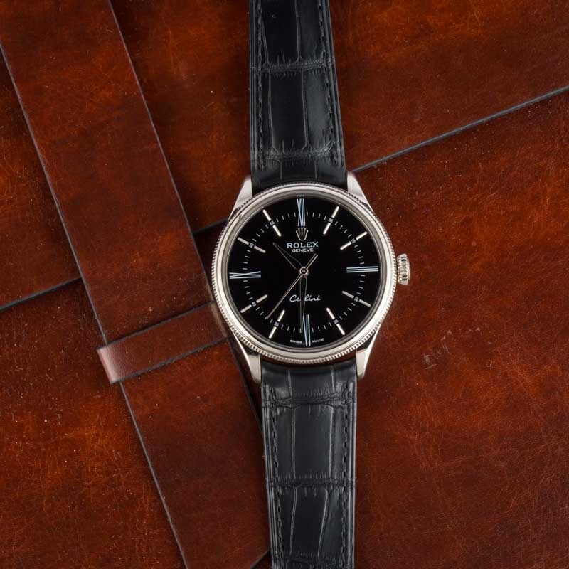 Clean Factory Super Clone Rolex Cellini 50509 Black Dial 39mm