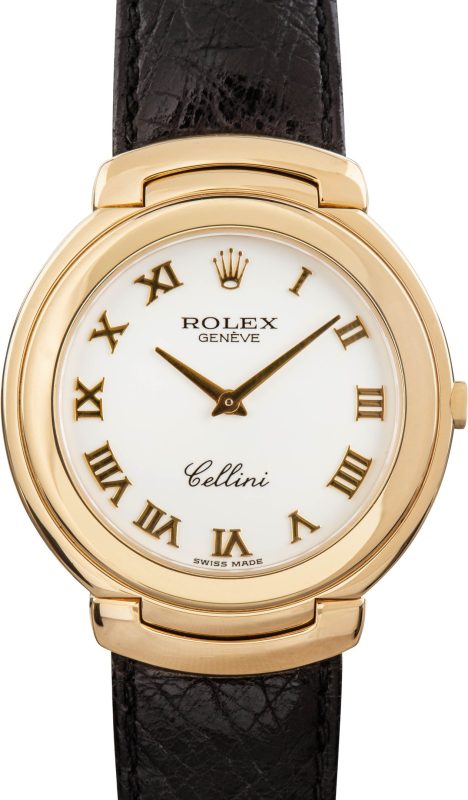 Clean Factory Super Clone Rolex Cellini 6623 18K Gold Quartz