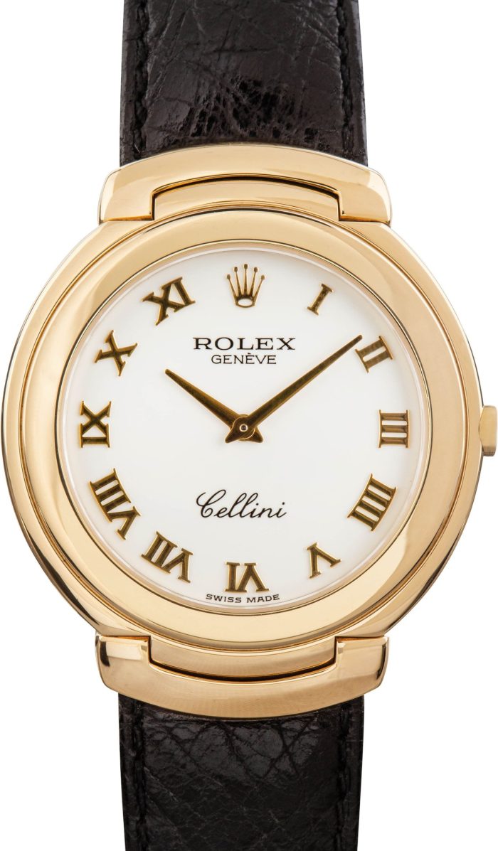 Clean Factory Super Clone Rolex Cellini 6623 18K Gold Quartz - Image 2