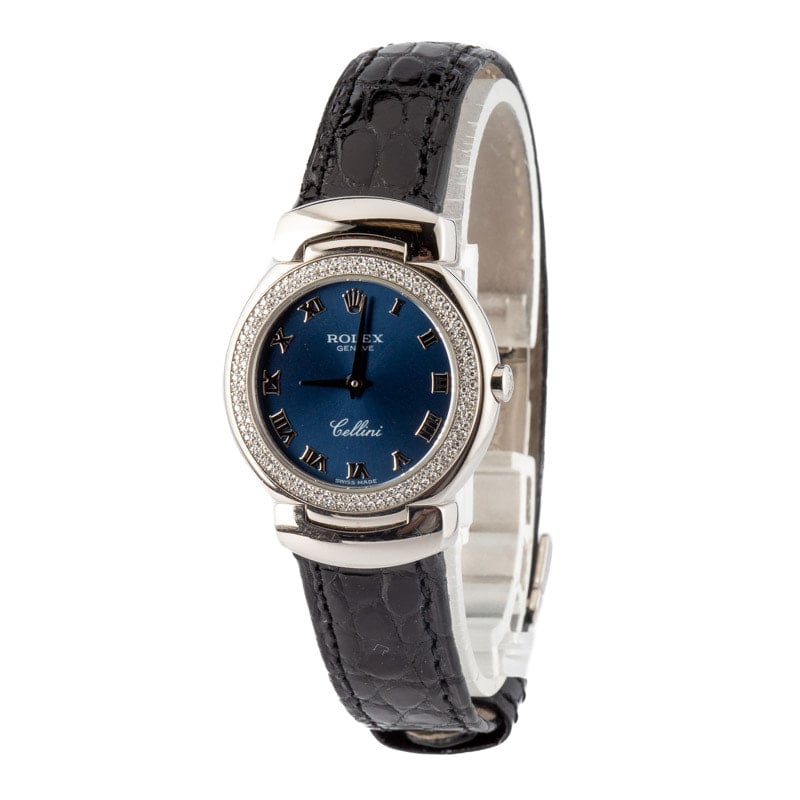Clean Factory Super Clone Ladies Rolex Cellini 6671 White Gold