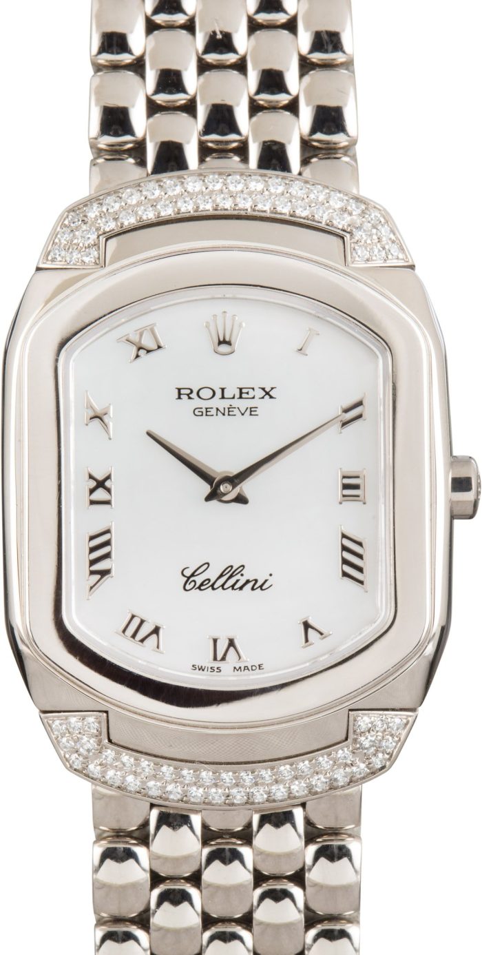 Super Clone Rolex Cellini 6692 18K White Gold AAA Replica - Image 2