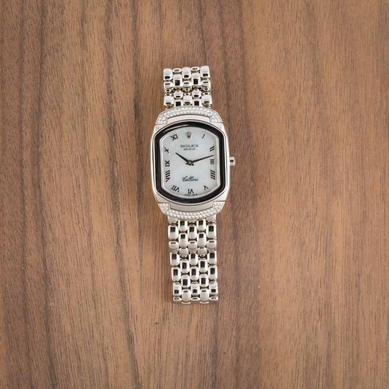 Super Clone Rolex Cellini 6692 18K White Gold AAA Replica