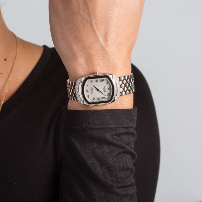 Super Clone Rolex Cellini 6692 18K White Gold AAA Replica - Image 5