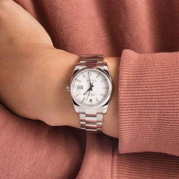 Clean Factory Super Clone Rolex Date 115200 White Dial 34mm - Image 5