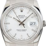 Clean Factory Super Clone Rolex Date 115200 White Dial 34mm