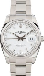Clean Factory Super Clone Rolex Date 115200 White Dial 34mm