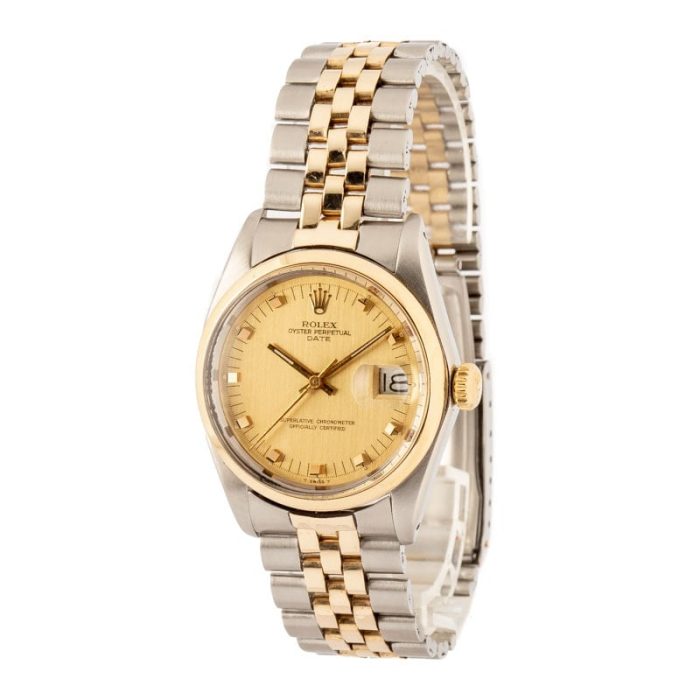 Clean Factory Super Clone Rolex Date 1500 Champagne Dial AAA Rep - Image 3