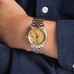 Clean Factory Super Clone Rolex Date 1500 Champagne Dial AAA Rep - Image 5