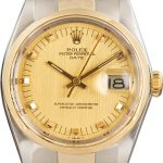 Clean Factory Super Clone Rolex Date 1500 Champagne Dial AAA Rep