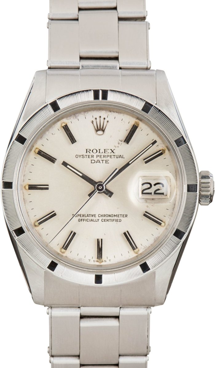 Clean Factory Super Clone Rolex Date 1500 Silver Dial 34MM - Image 2