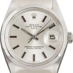 Clean Factory Super Clone Rolex Date 1500 Silver Index 34mm