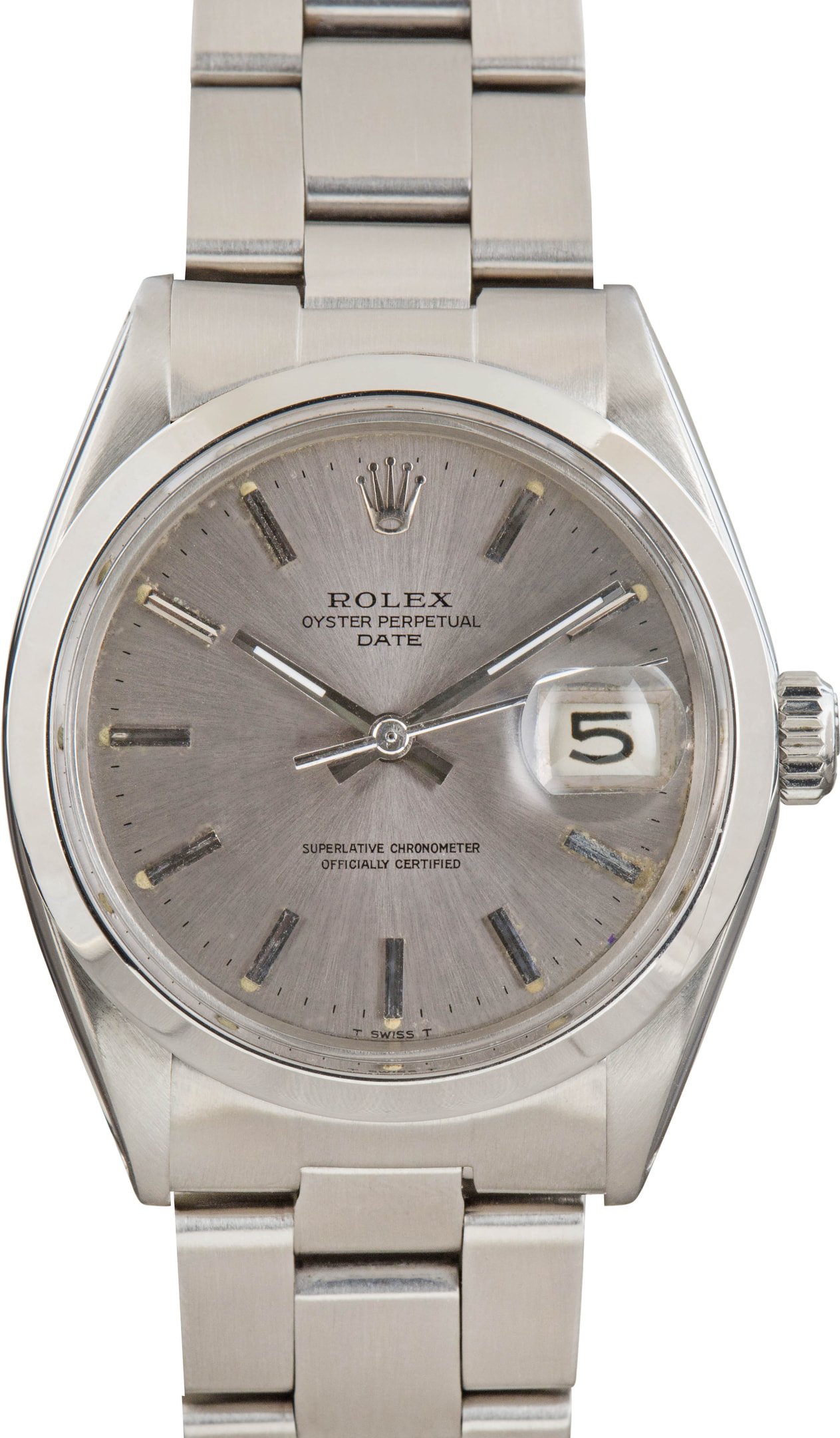 zUsed-Rolex-Date-1500-Slate-Index-Dial-SKU174974 Clean Factory Super Clone Rolex Date 1500 Slate Dial 34mm - Image 1
