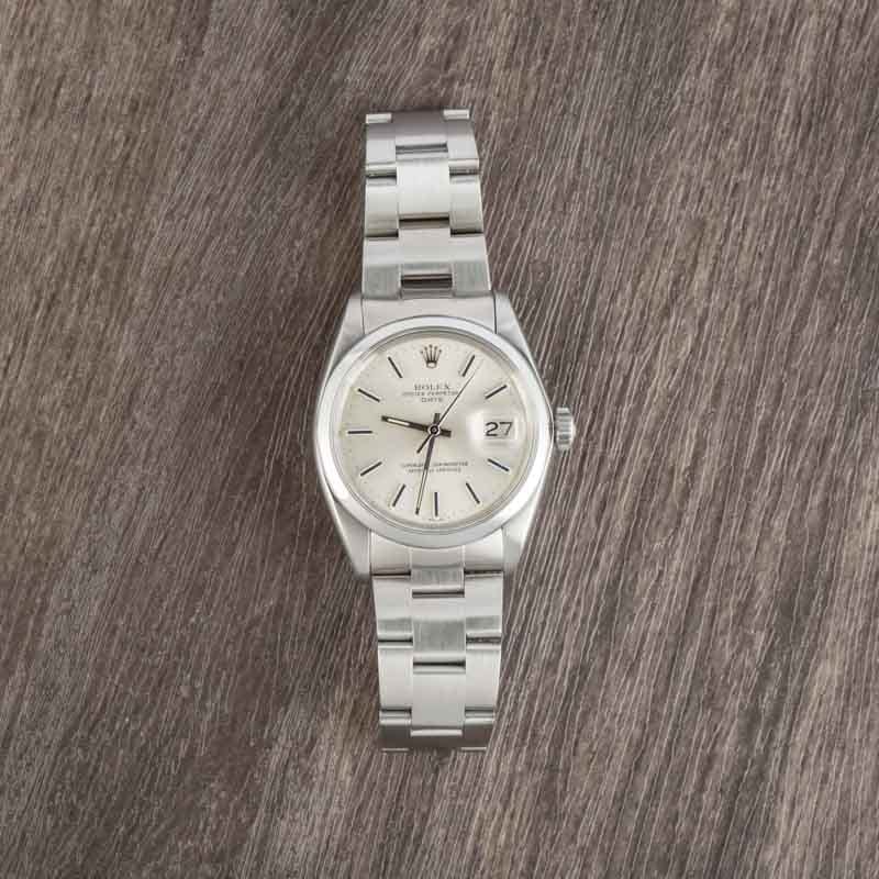 Clean Factory Super Clone Rolex Date 1500 Silver Dial AAA Rep