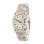 Clean Factory Super Clone Rolex Date 1500 Silver Index 34mm - Image 3