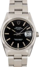 Clean Factory Super Clone Rolex Date 15000 Black Dial AAA